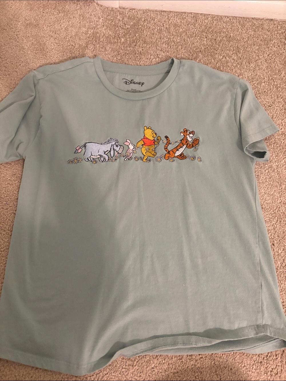 Disney Winnie the Pooh Tee - Sage Green